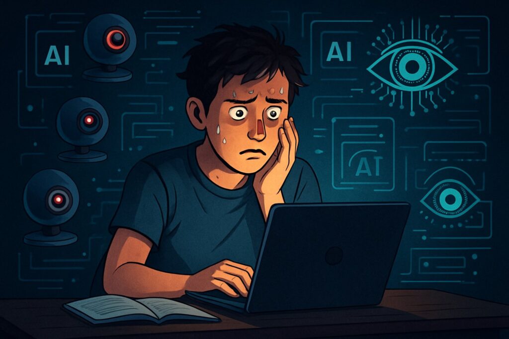 Why Online Assessments Make AI Proctoring Feel Invasive